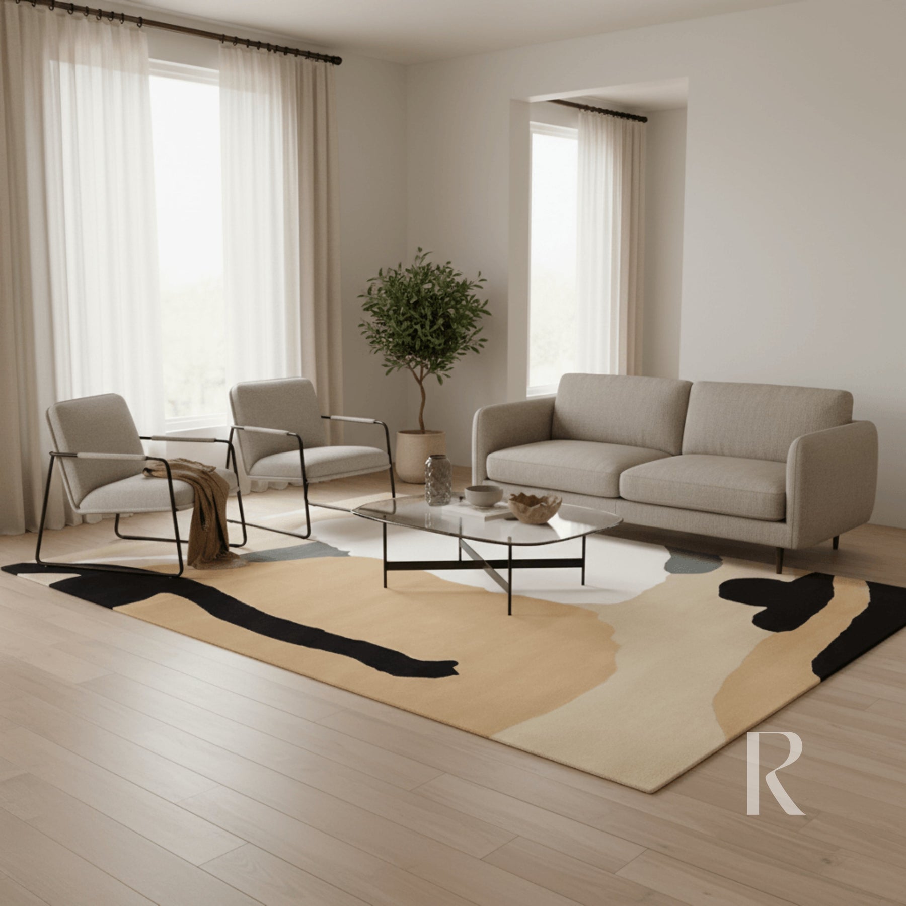 Pure wool rug