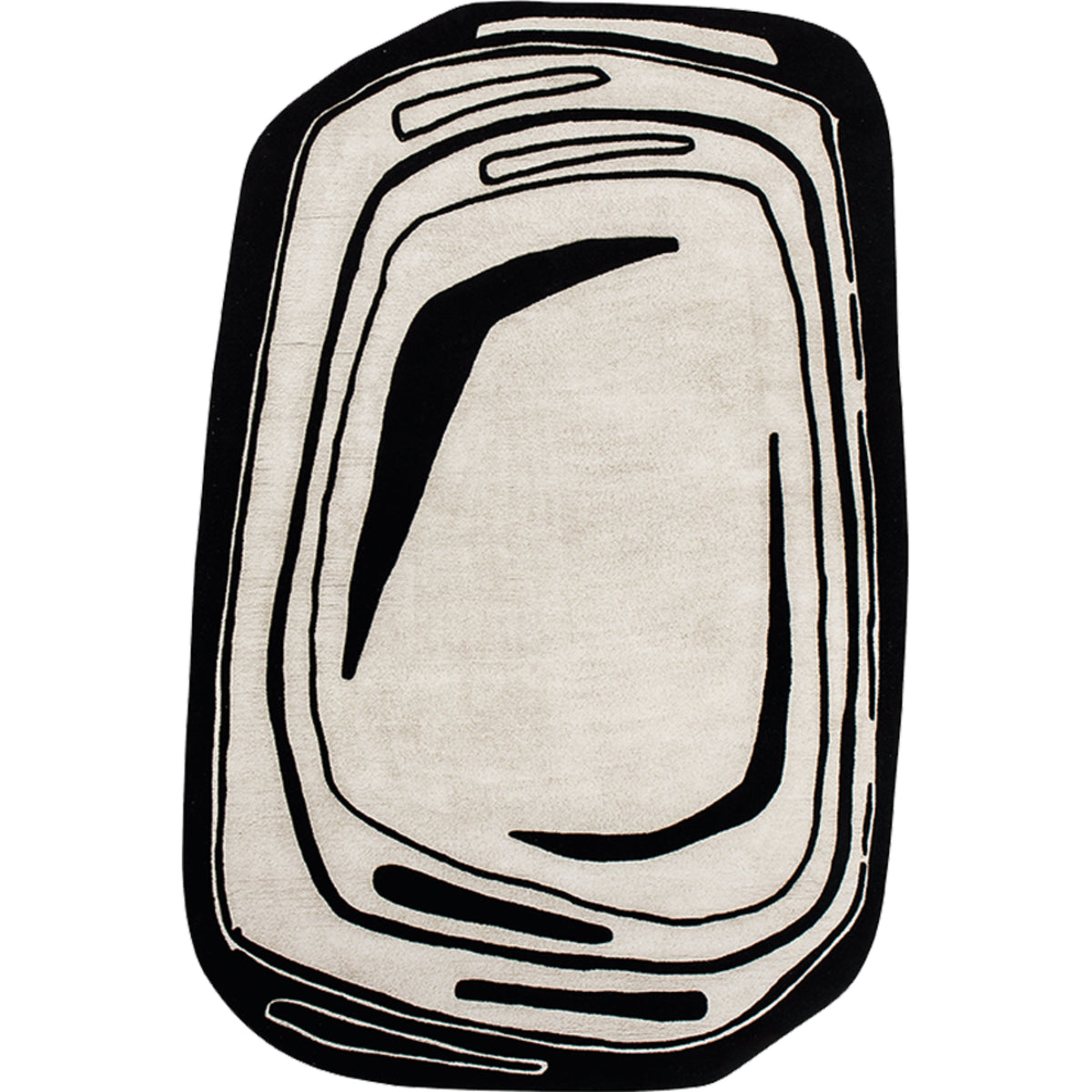 Abstract Rugs — bold artistic patterns in pure New Zealand wool by Rugkari