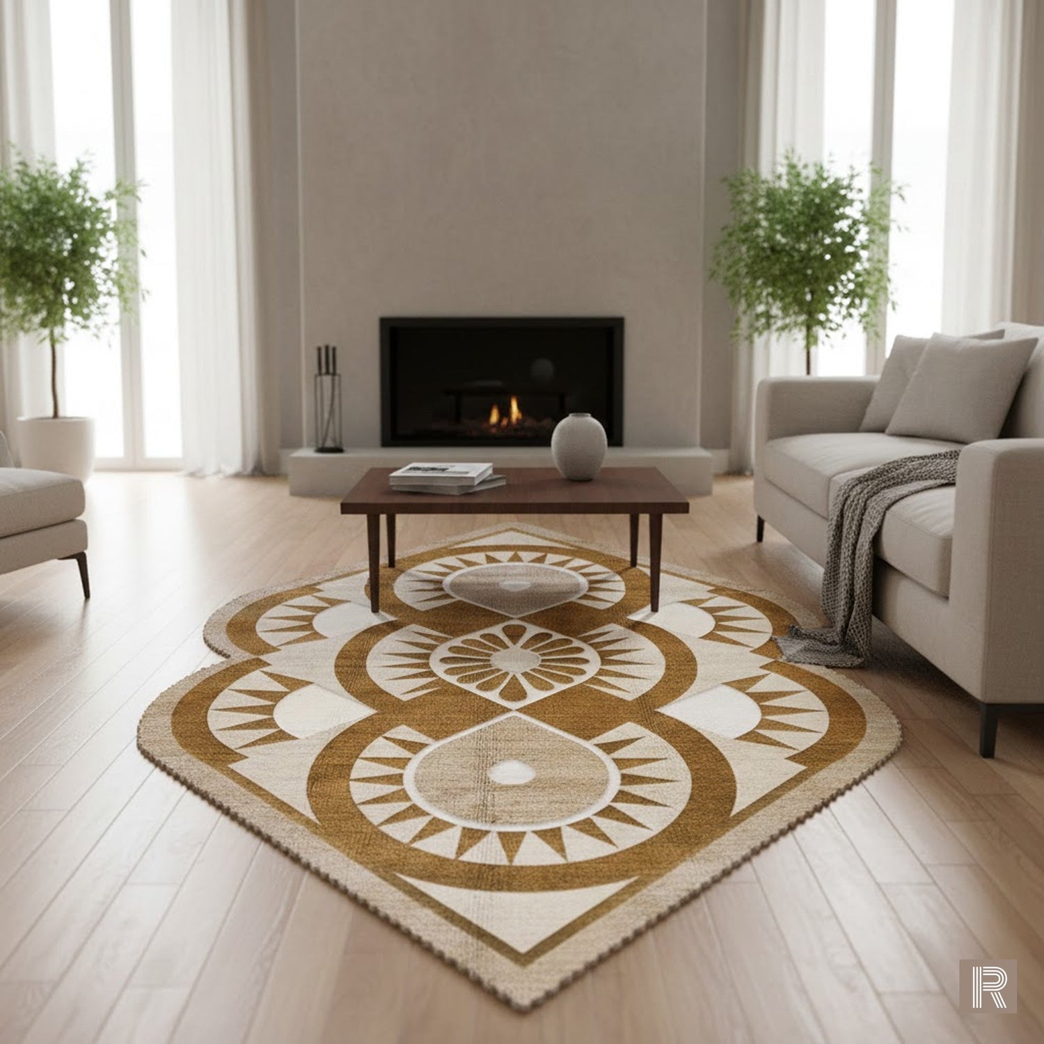 Unshaped Rugs