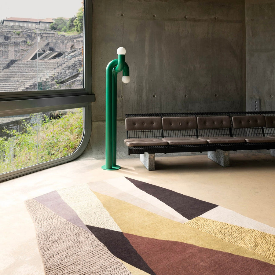 RUGKARI Palette traditional pure New Zealand wool luxury rug styled in an Indian living room - image 2