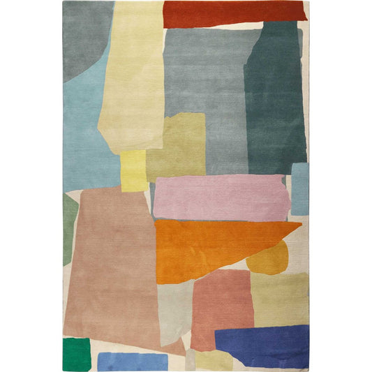 RUGKARI Bunraaz traditional pure New Zealand wool luxury rug styled in an Indian living room - image 1