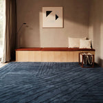 RUGKARI Reverie solid pure New Zealand wool luxury rug styled in an Indian living room - image 2