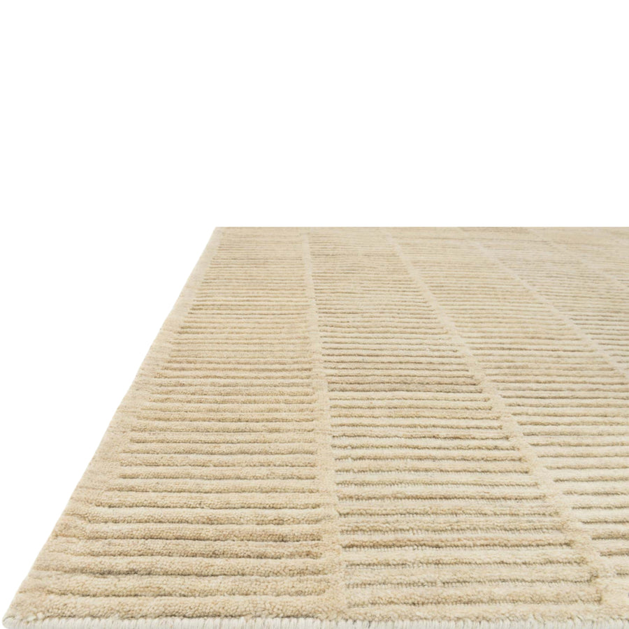 RUGKARI Greystone designer pure New Zealand wool luxury rug styled in an Indian living room - image 2