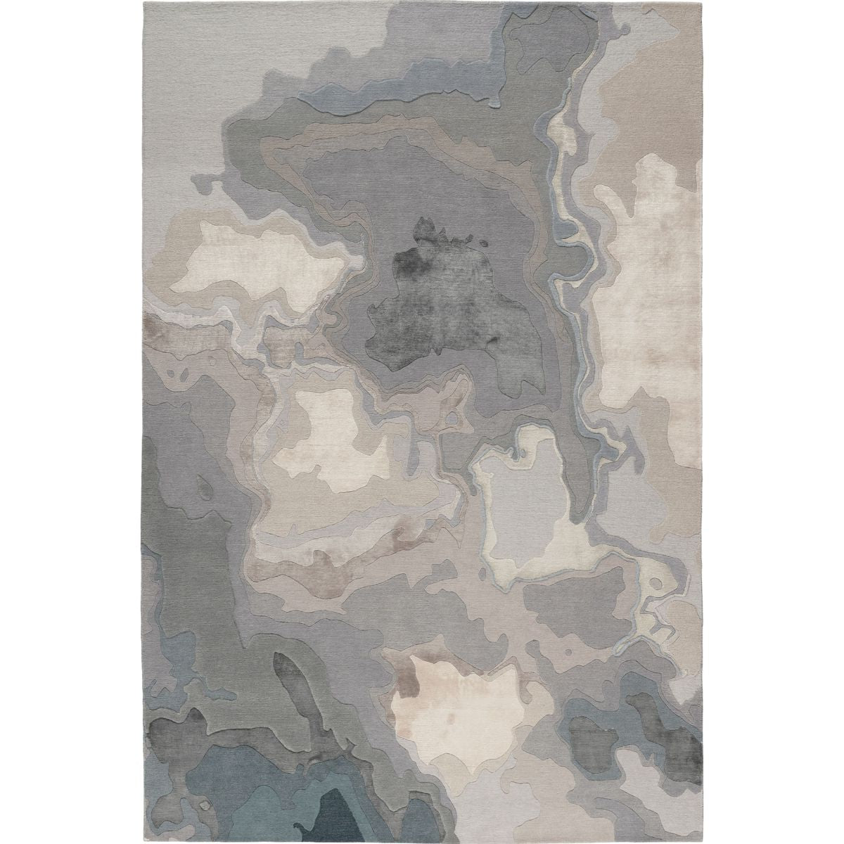 RUGKARI Gravele traditional pure New Zealand wool luxury rug styled in an Indian living room - image 1