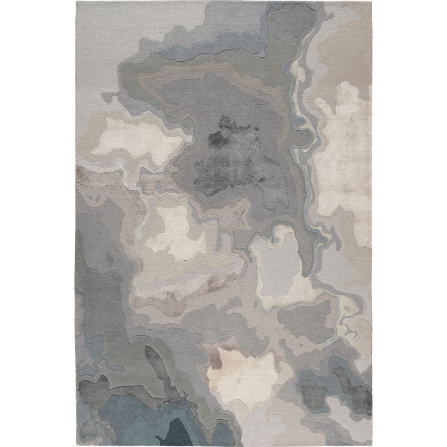 RUGKARI Gravele traditional pure New Zealand wool luxury rug styled in an Indian living room - image 1