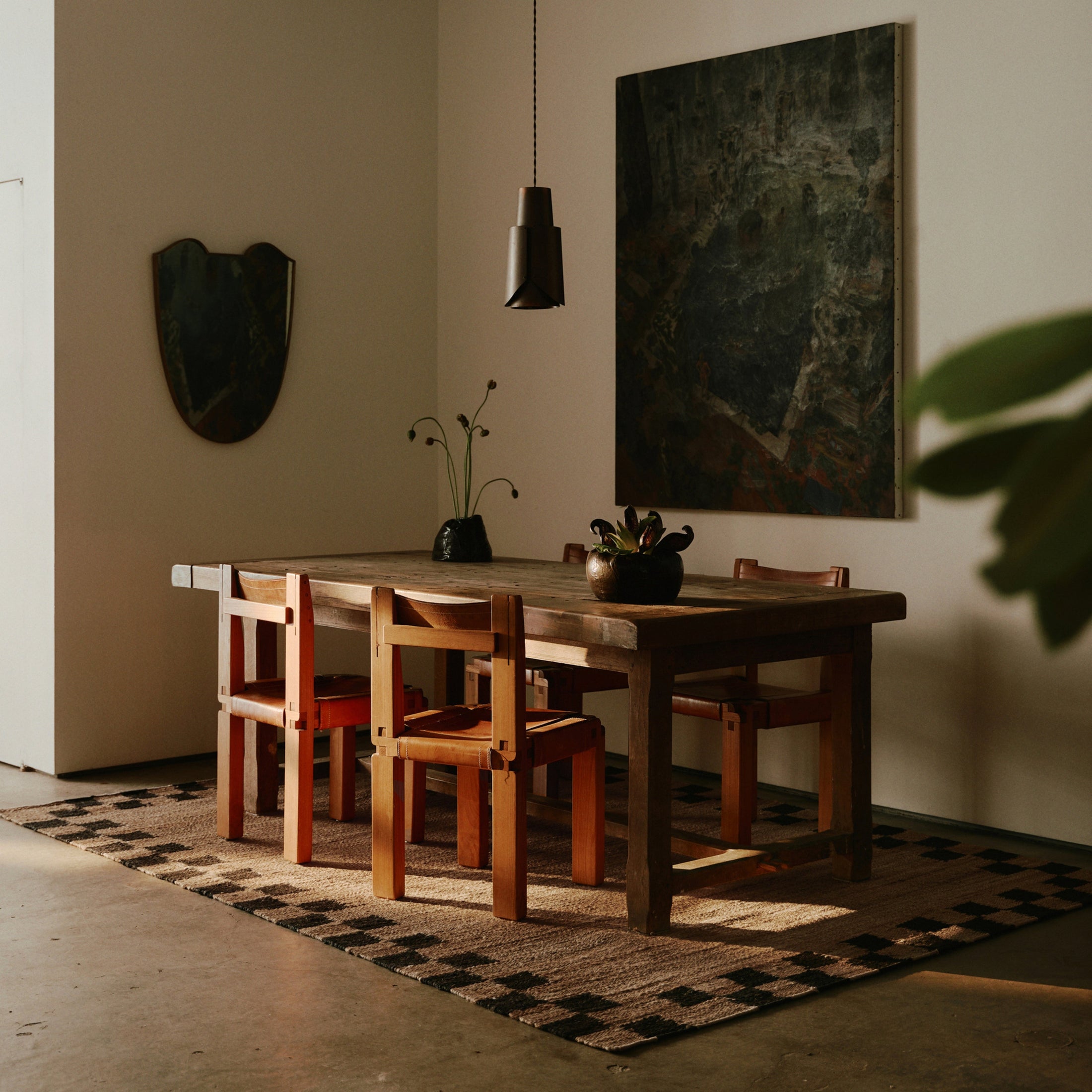 RUGKARI Hem traditional pure New Zealand wool luxury rug styled in an Indian living room - image 2