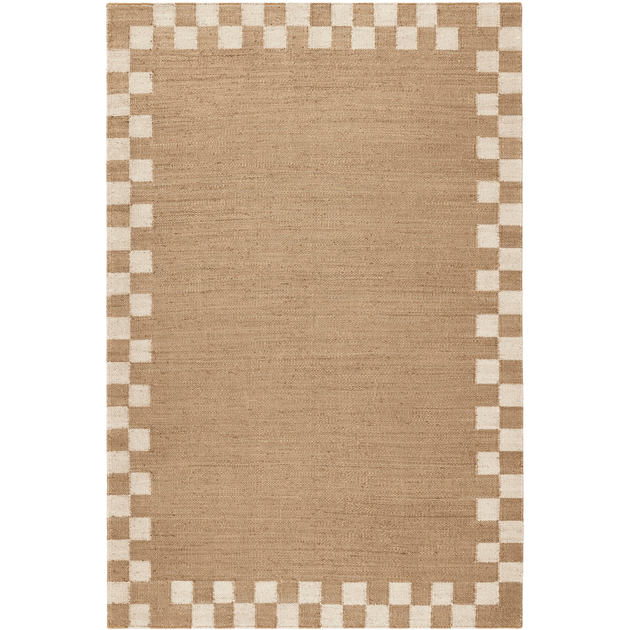RUGKARI Monograph traditional pure New Zealand wool luxury rug styled in an Indian living room - image 1