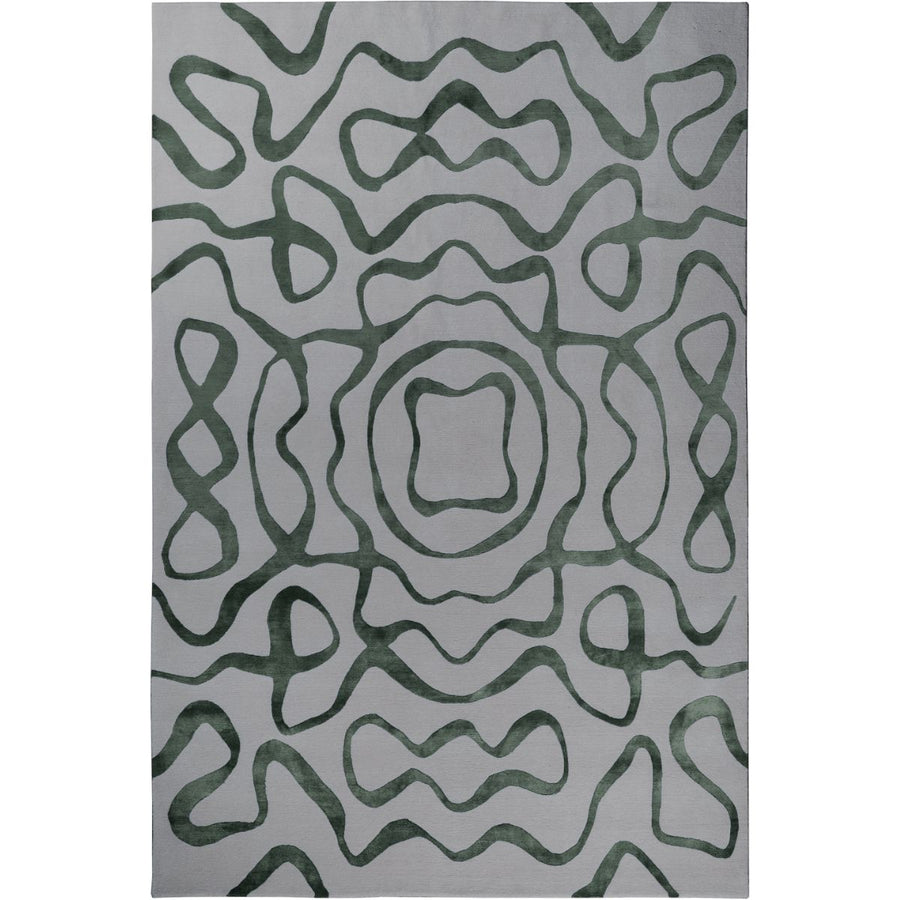 RUGKARI Lineage traditional pure New Zealand wool luxury rug styled in an Indian living room - image 1