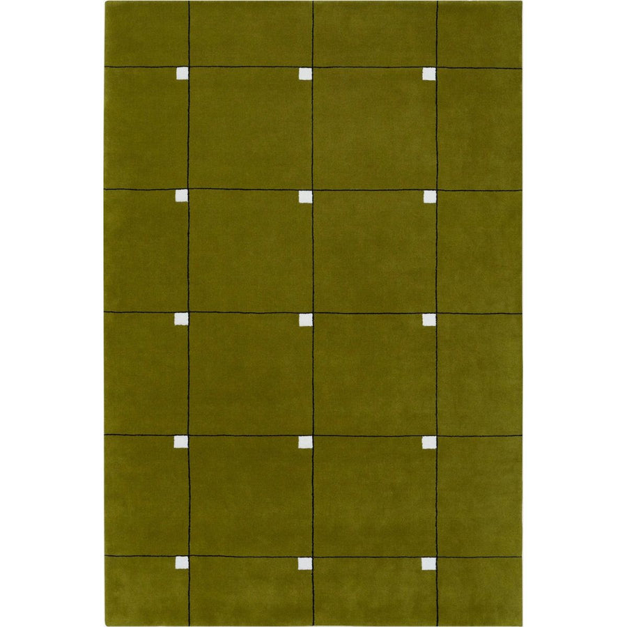 RUGKARI Gridwyn traditional pure New Zealand wool luxury rug styled in an Indian living room - image 1