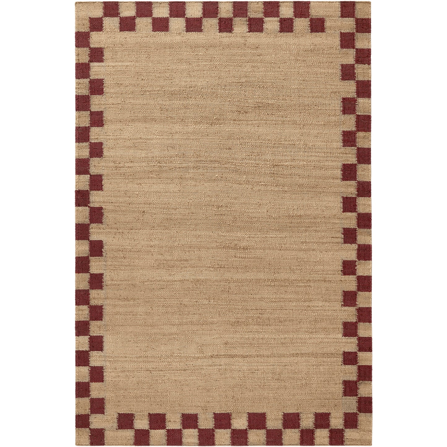 RUGKARI Bramble designer pure New Zealand wool luxury rug styled in an Indian living room - image 1
