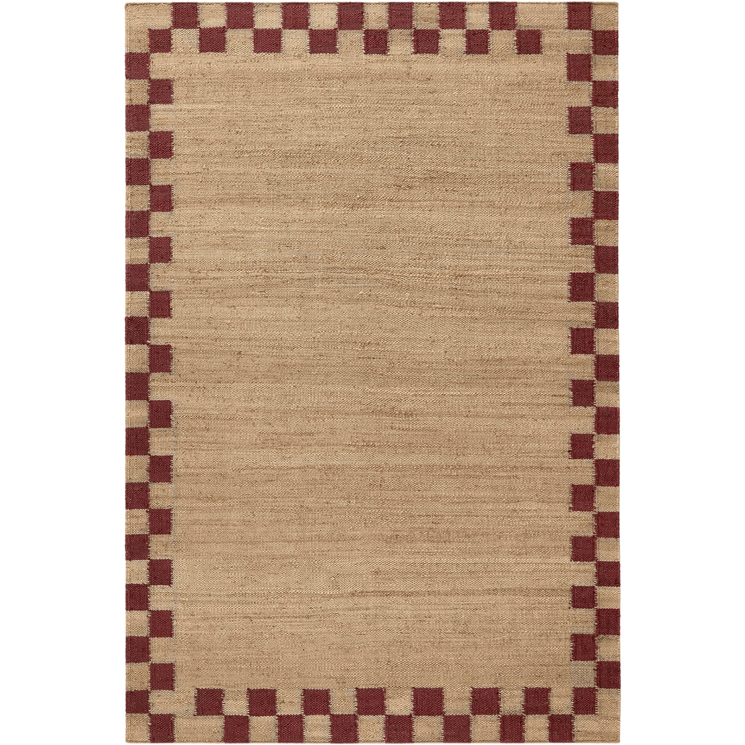 RUGKARI Bramble designer pure New Zealand wool luxury rug styled in an Indian living room - image 1