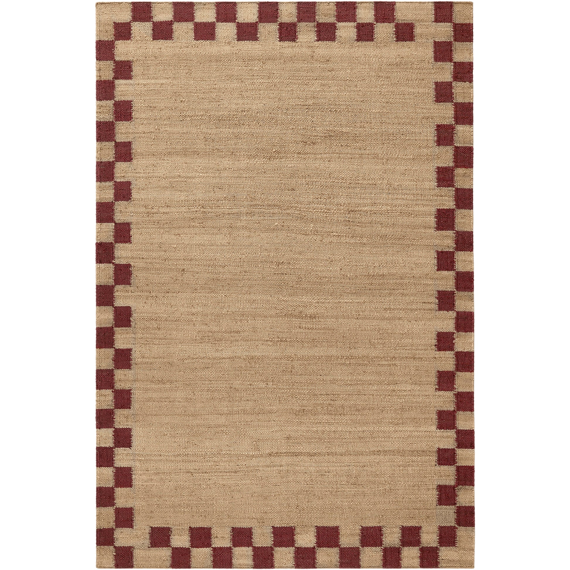 RUGKARI Bramble designer pure New Zealand wool luxury rug styled in an Indian living room - image 1