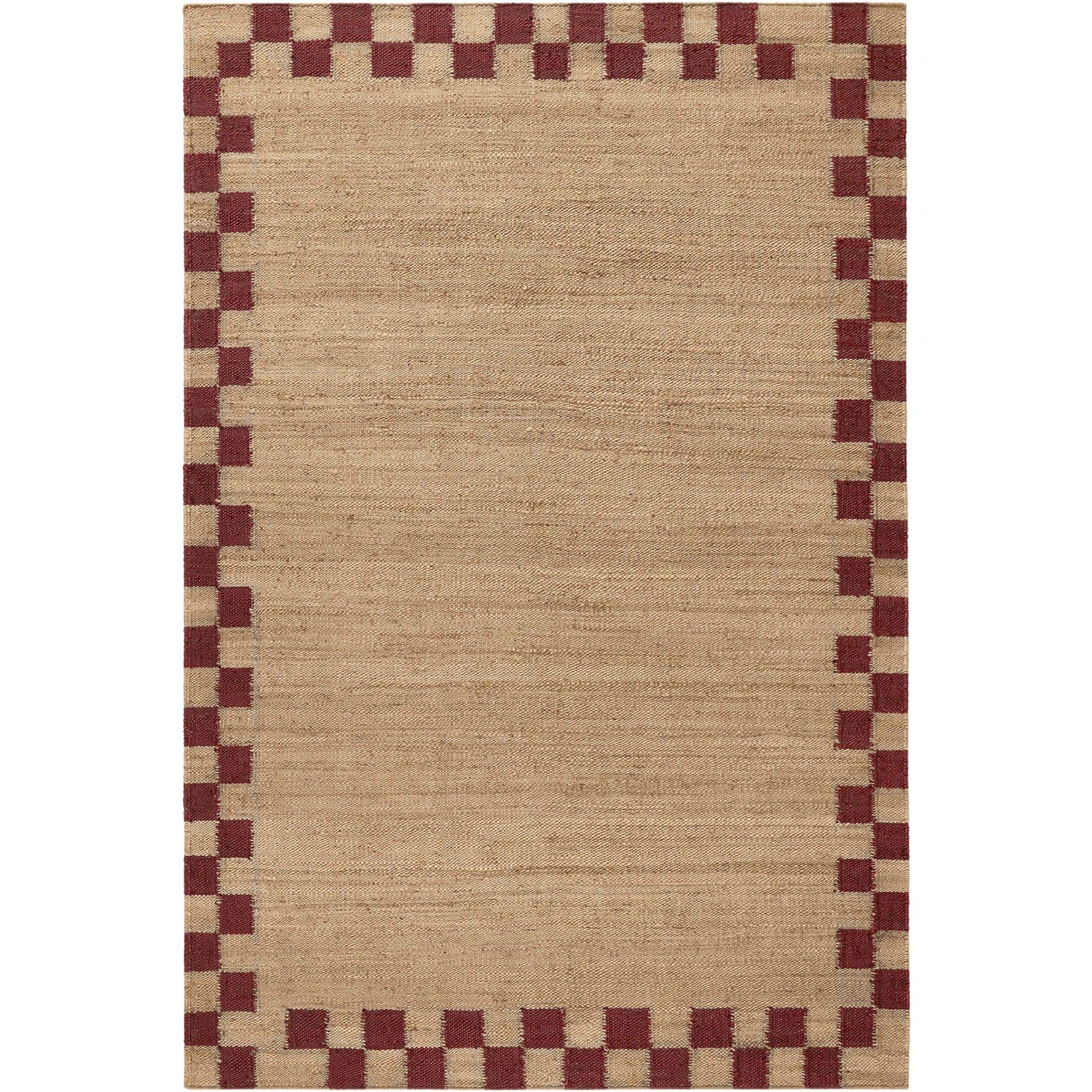 RUGKARI Bramble designer pure New Zealand wool luxury rug styled in an Indian living room - image 1