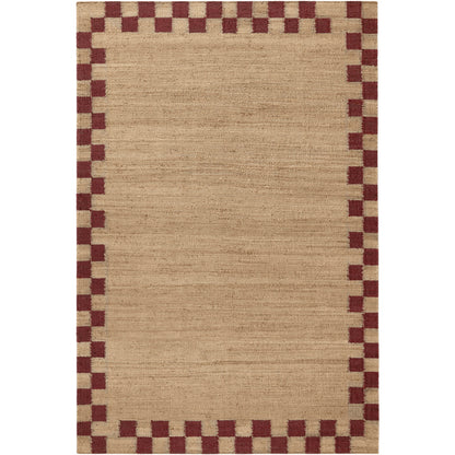RUGKARI Bramble designer pure New Zealand wool luxury rug styled in an Indian living room - image 1