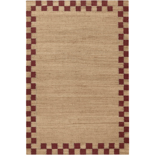 RUGKARI Bramble designer pure New Zealand wool luxury rug styled in an Indian living room - image 1
