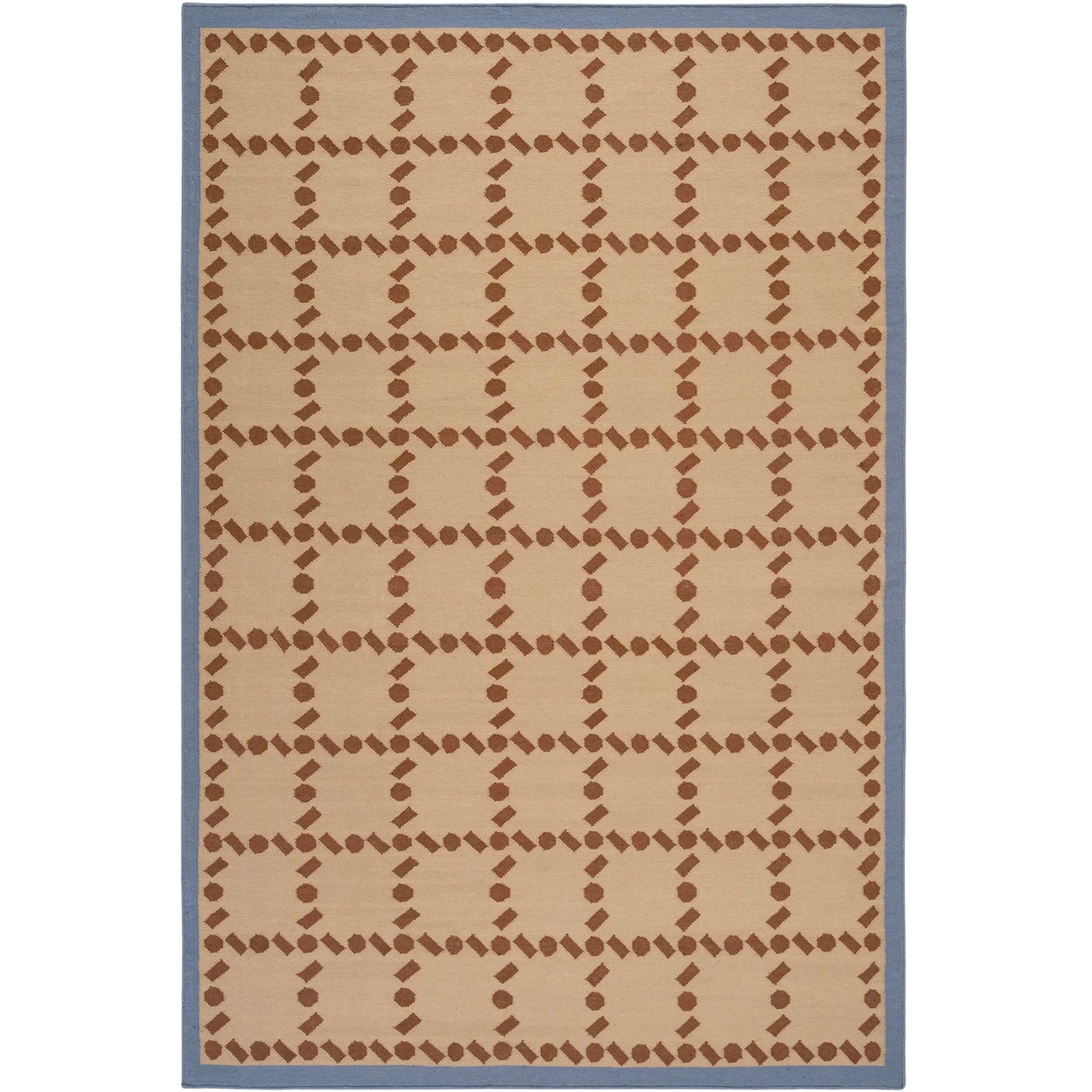 RUGKARI Abacus traditional pure New Zealand wool luxury rug styled in an Indian living room - image 1
