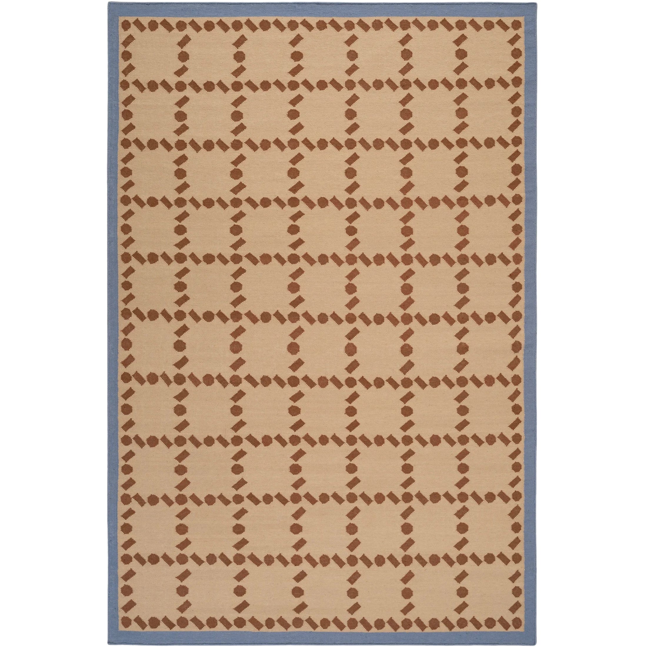 RUGKARI Abacus traditional pure New Zealand wool luxury rug styled in an Indian living room - image 1