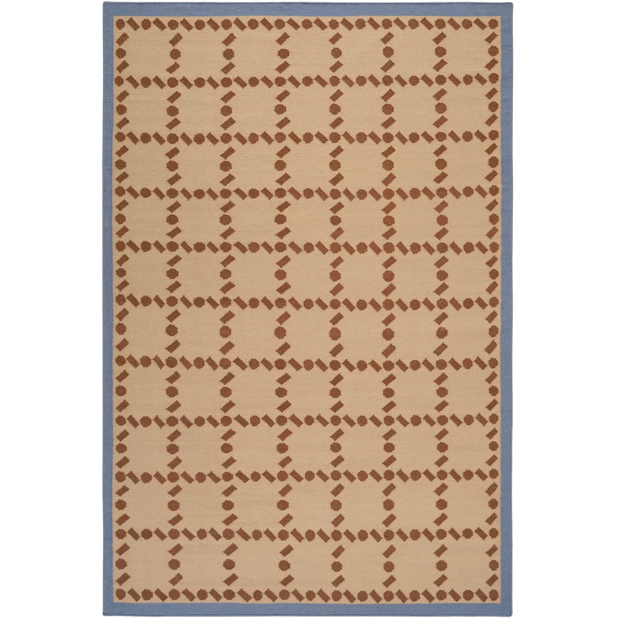 RUGKARI Abacus traditional pure New Zealand wool luxury rug styled in an Indian living room - image 1