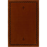 RUGKARI Trident geometric pure New Zealand wool luxury rug styled in an Indian living room - image 1