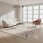 RUGKARI Sorelle traditional pure New Zealand wool luxury rug styled in an Indian living room - image 3