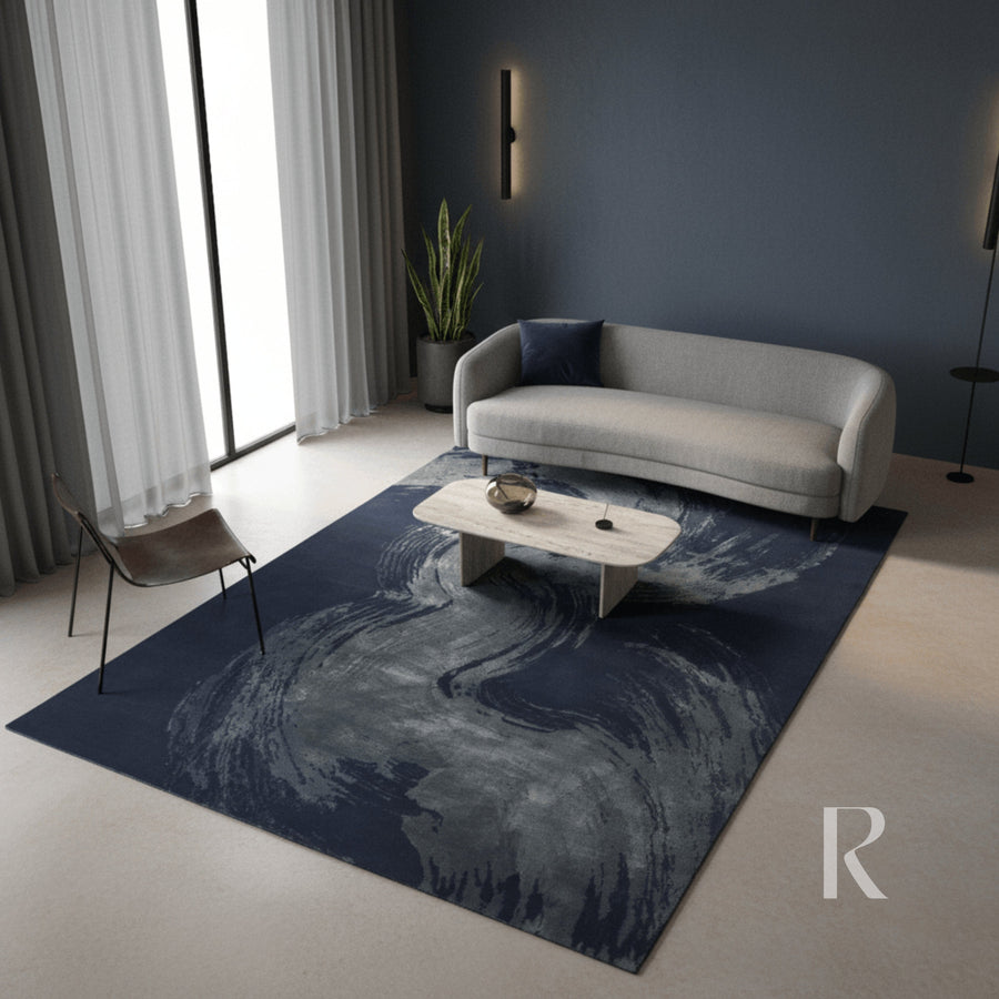 RUGKARI Impres traditional pure New Zealand wool luxury rug styled in an Indian living room - image 2