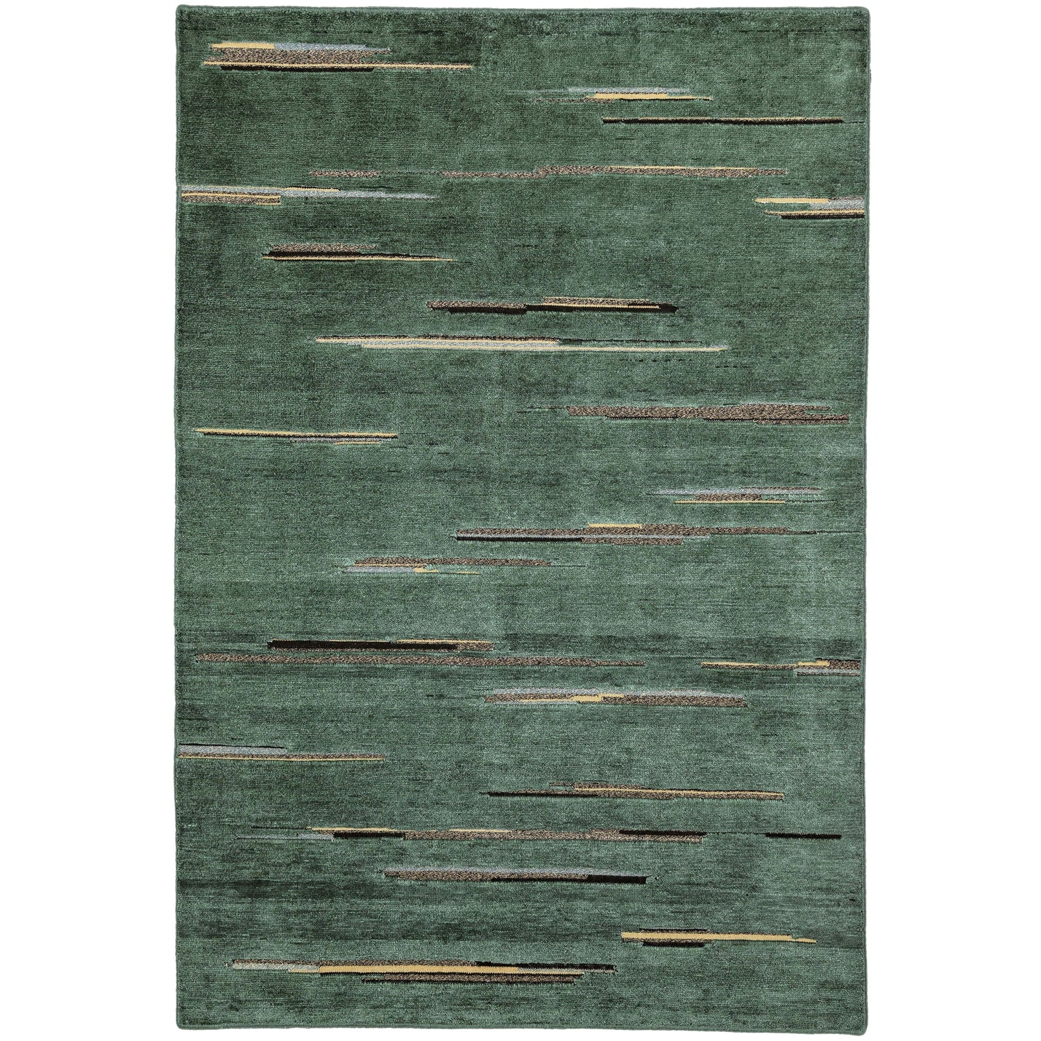RUGKARI Savanna traditional pure New Zealand wool luxury rug styled in an Indian living room - image 1
