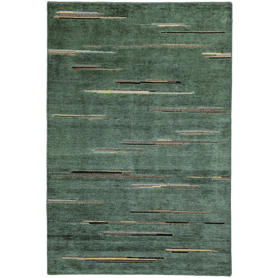 RUGKARI Savanna traditional pure New Zealand wool luxury rug styled in an Indian living room - image 1