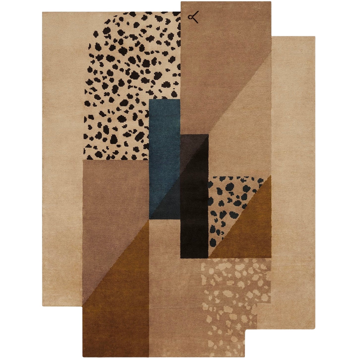 RUGKARI Velthor traditional pure New Zealand wool luxury rug styled in an Indian living room - image 1