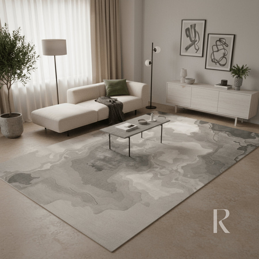 RUGKARI Caelvyn traditional pure New Zealand wool luxury rug styled in an Indian living room - image 2