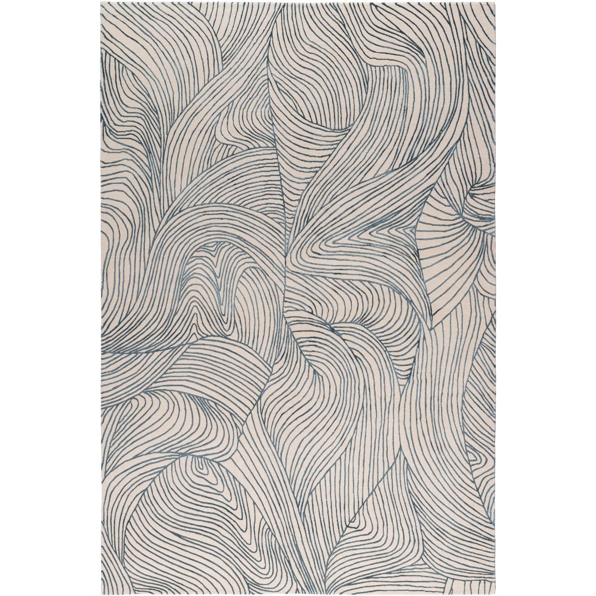 RUGKARI Flowen traditional pure New Zealand wool luxury rug styled in an Indian living room - image 1