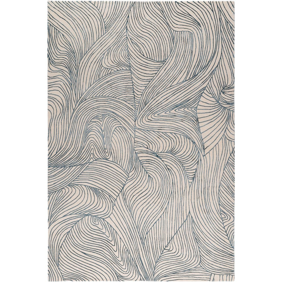 RUGKARI Flowen traditional pure New Zealand wool luxury rug styled in an Indian living room - image 1
