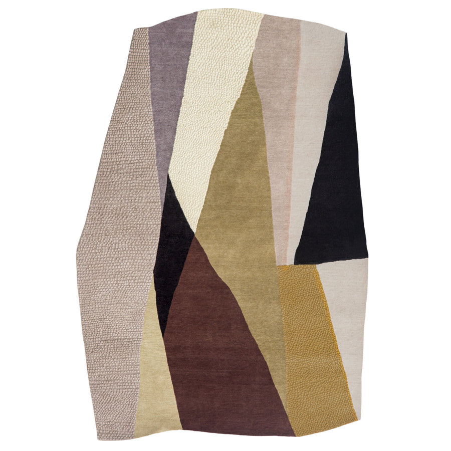 RUGKARI Palette traditional pure New Zealand wool luxury rug styled in an Indian living room - image 1