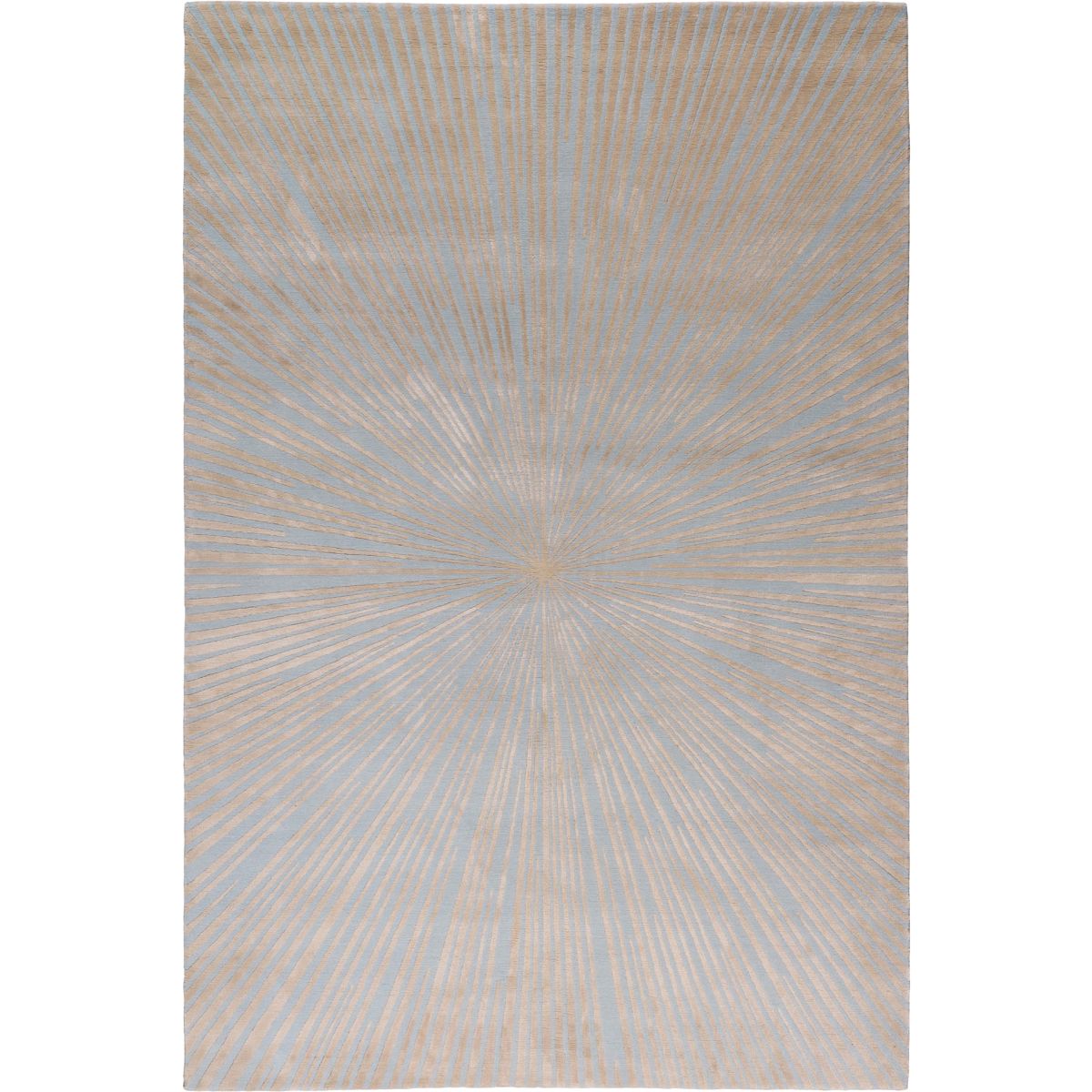 RUGKARI Star Brust traditional pure New Zealand wool luxury rug styled in an Indian living room - image 1