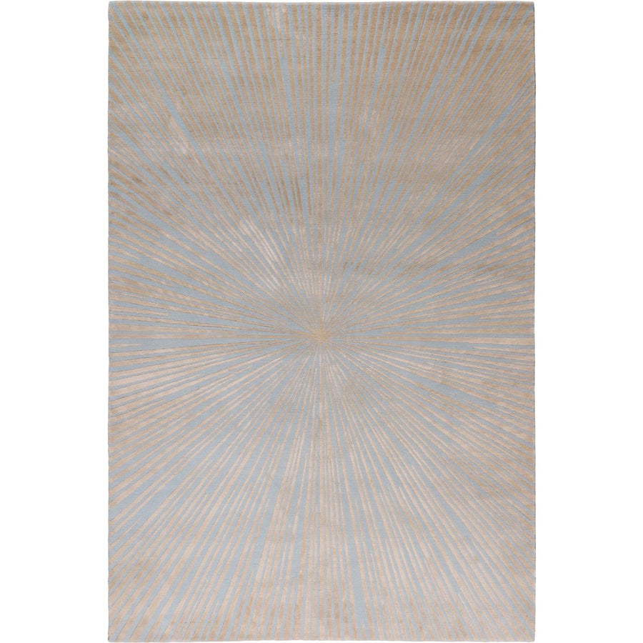RUGKARI Star Brust traditional pure New Zealand wool luxury rug styled in an Indian living room - image 1