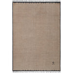 RUGKARI Sentinel traditional pure New Zealand wool luxury rug styled in an Indian living room - image 1