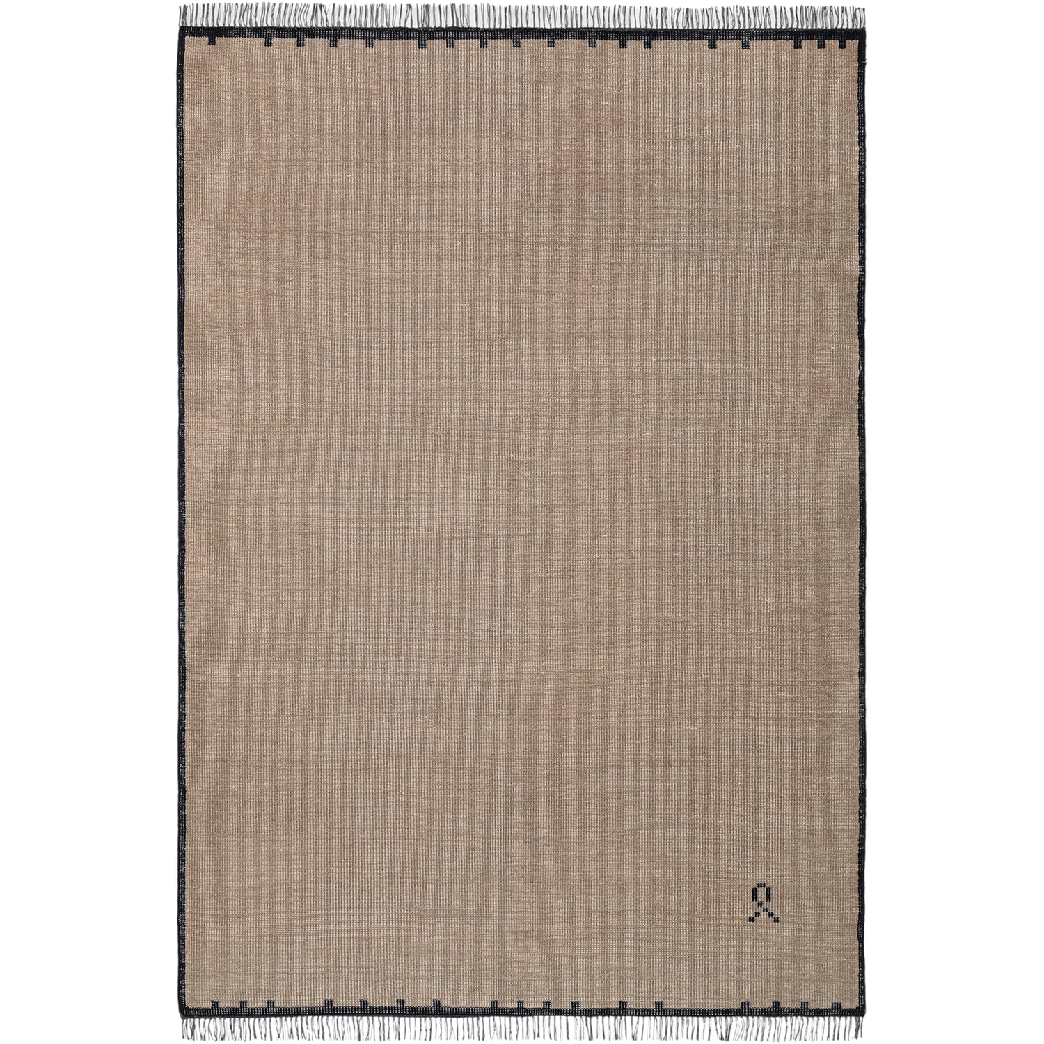 RUGKARI Sentinel traditional pure New Zealand wool luxury rug styled in an Indian living room - image 1