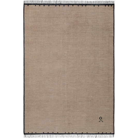 RUGKARI Sentinel traditional pure New Zealand wool luxury rug styled in an Indian living room - image 1