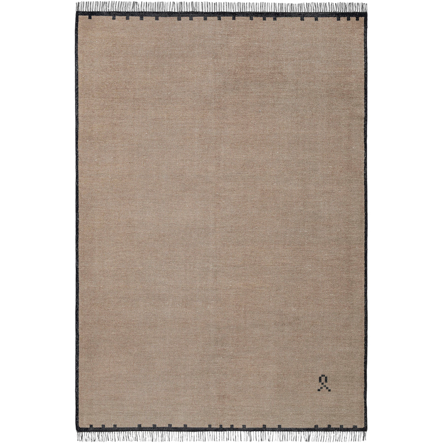 RUGKARI Sentinel traditional pure New Zealand wool luxury rug styled in an Indian living room - image 1