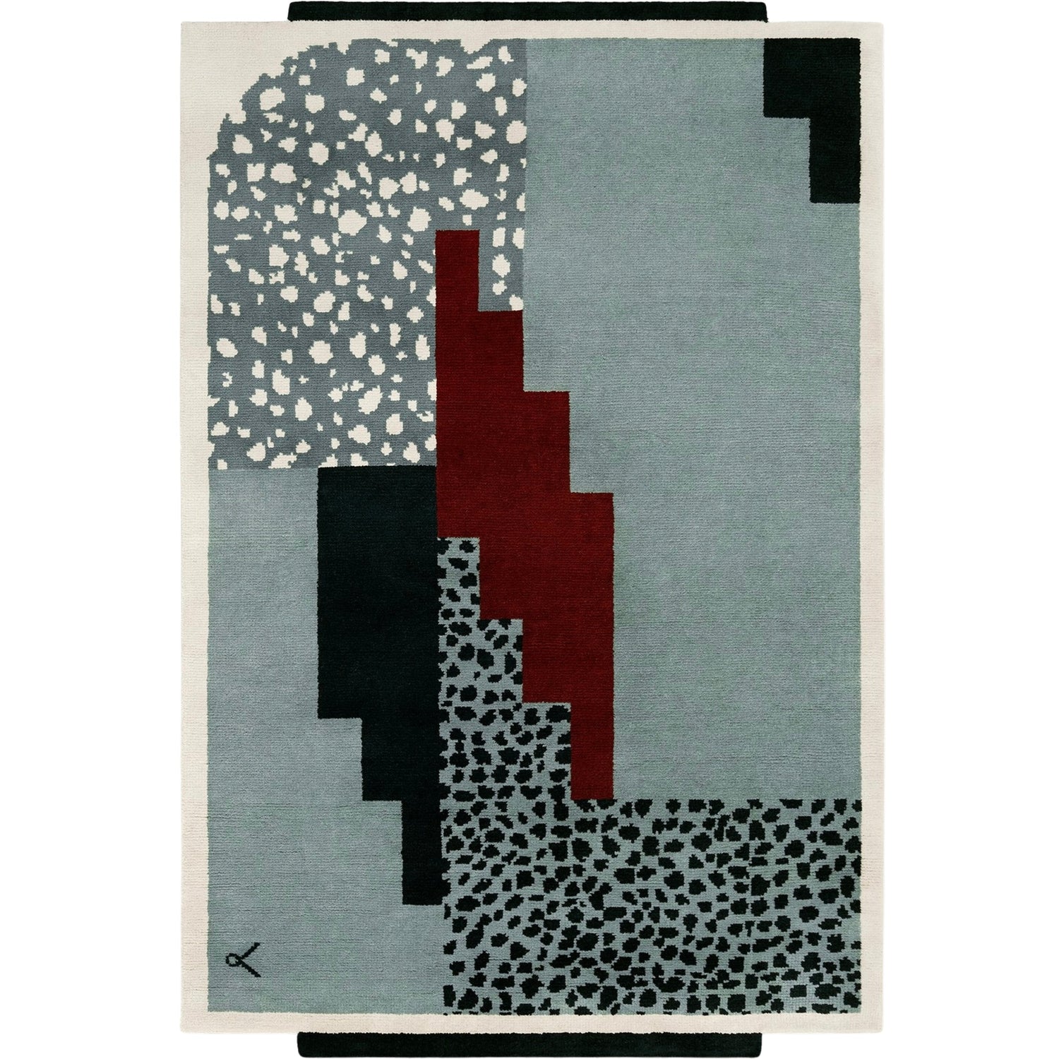 RUGKARI Morkel traditional pure New Zealand wool luxury rug styled in an Indian living room - image 1