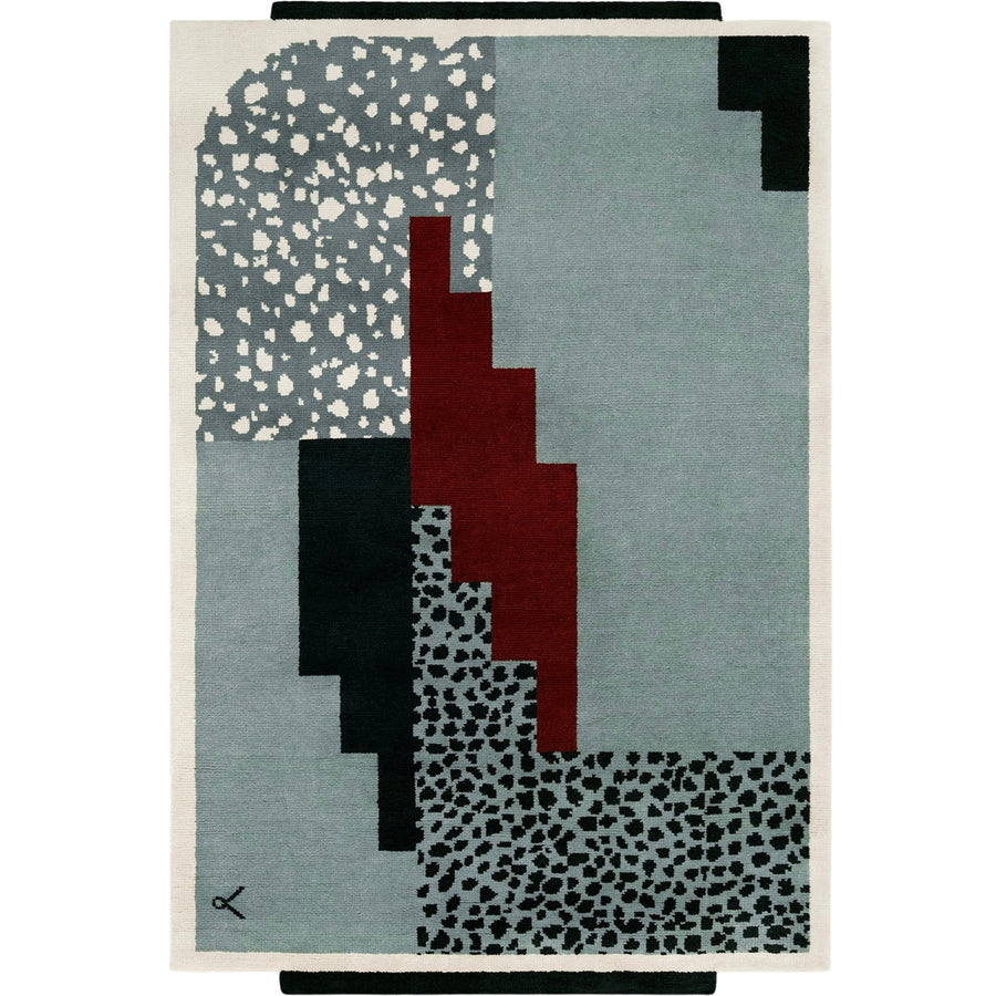RUGKARI Morkel traditional pure New Zealand wool luxury rug styled in an Indian living room - image 1