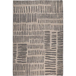 RUGKARI Gestural traditional pure New Zealand wool luxury rug styled in an Indian living room - image 1
