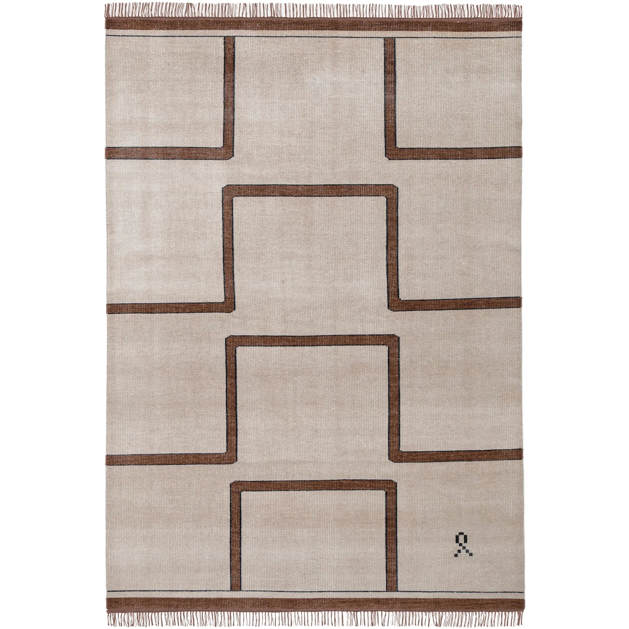 RUGKARI Cantus traditional pure New Zealand wool luxury rug styled in an Indian living room - image 1