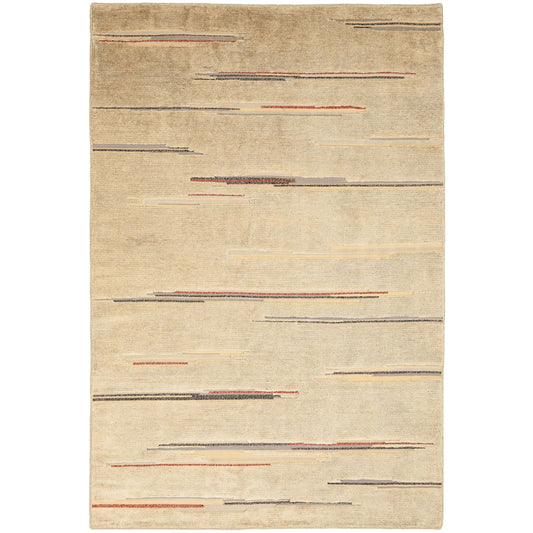 RUGKARI Alkaya traditional pure New Zealand wool luxury rug styled in an Indian living room - image 1