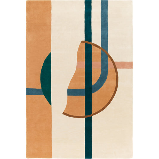 RUGKARI Arbor traditional pure New Zealand wool luxury rug styled in an Indian living room - image 1