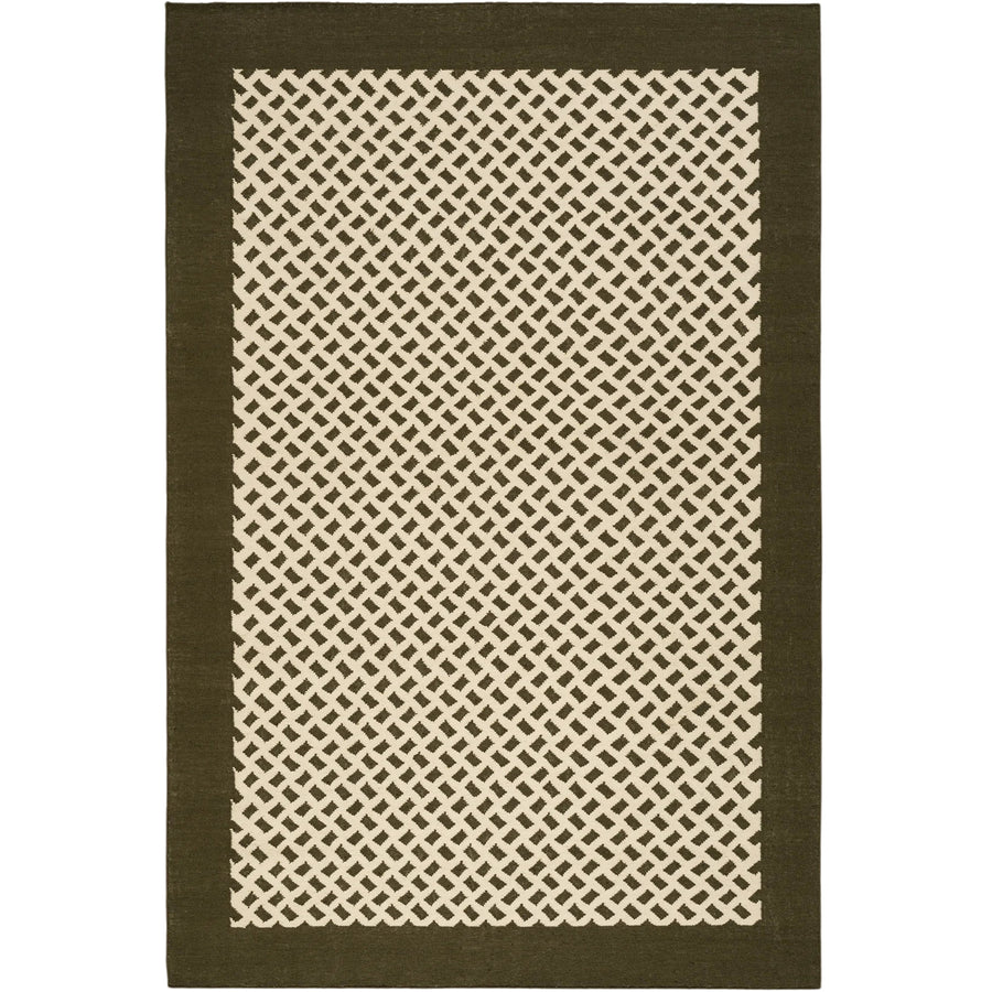 RUGKARI Vestige geometric pure New Zealand wool luxury rug styled in an Indian living room - image 1