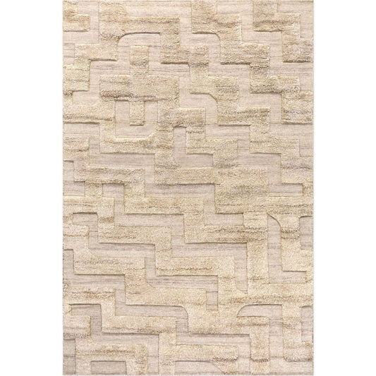RUGKARI Solmaze traditional pure New Zealand wool luxury rug styled in an Indian living room - image 1