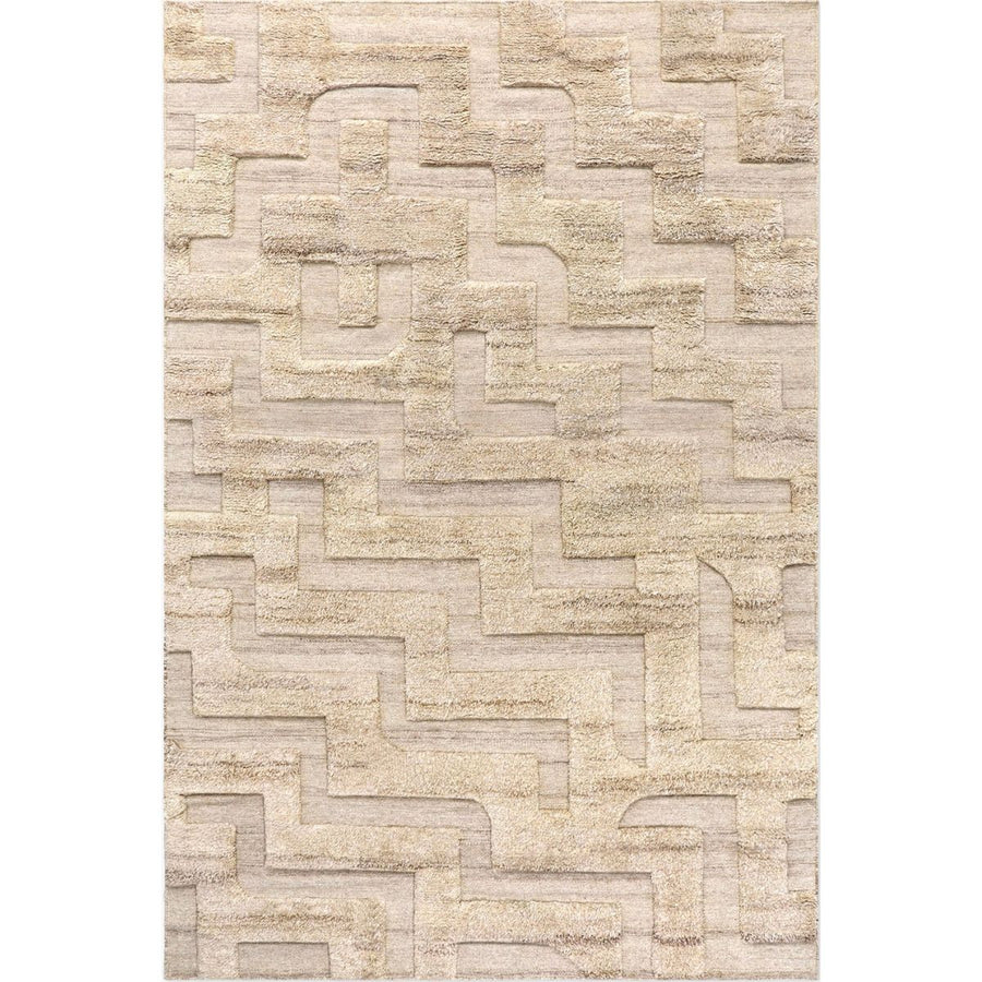 RUGKARI Solmaze traditional pure New Zealand wool luxury rug styled in an Indian living room - image 1