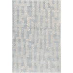 RUGKARI Chevron geometric pure New Zealand wool luxury rug styled in an Indian living room - image 1