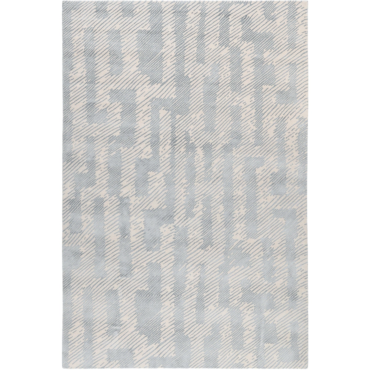 RUGKARI Chevron geometric pure New Zealand wool luxury rug styled in an Indian living room - image 1
