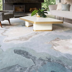 RUGKARI Gravele traditional pure New Zealand wool luxury rug styled in an Indian living room - image 2
